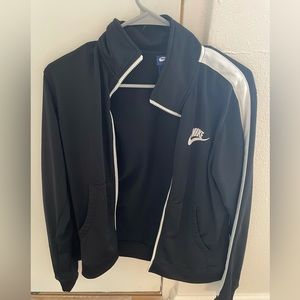 Black and white Nike jacket